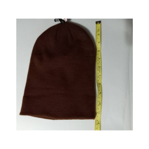 Brown Skull Beanie Hat - Picture 8 of 8